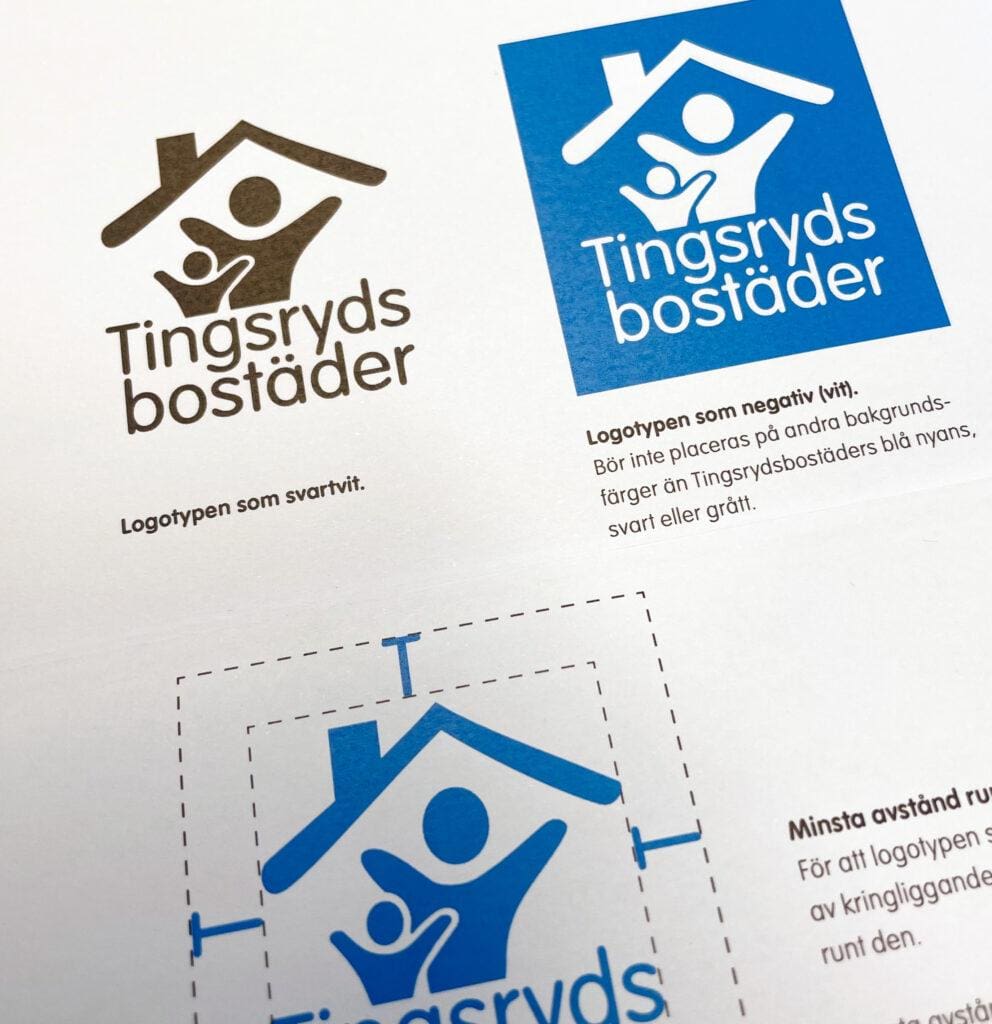 Logotyp & grafisk identitet för Tingsrydsbostäder